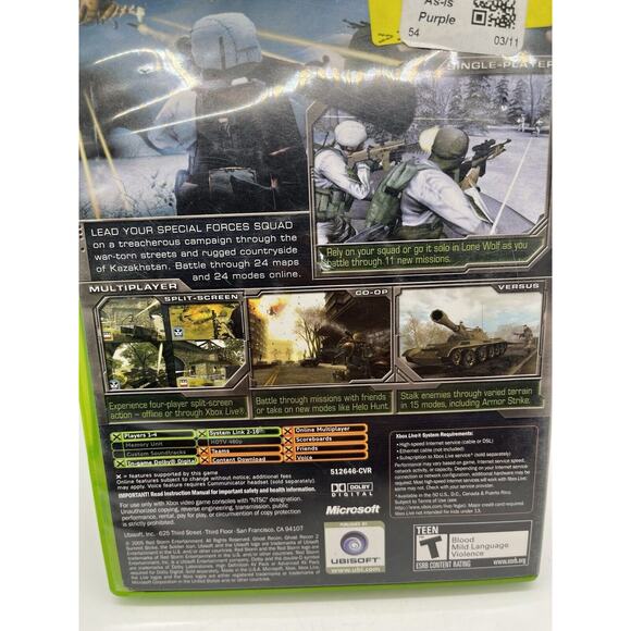 Tom Clancy's Ghost Recon 2: Summit Strike (Microsoft Xbox, 2005) - Tested - Picture 2 of 5